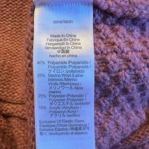 Cozy Madewell Soft Wool Blend Turtleneck Sweater Size S - Picture 7 of 7